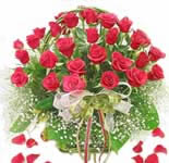 Pretty Red Rose basket