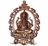 Meditating Ganesha Wall Hanging