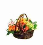 Fresh Seasonal fruits in a basket
