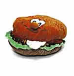 Yummy Burger Soft Toy