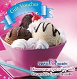 Baskin Robbins Gift Vouchers R ..