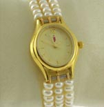 Button Pearl Watch