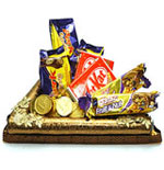 Decorated Chocolate Tray