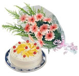 Cake & Gerberas